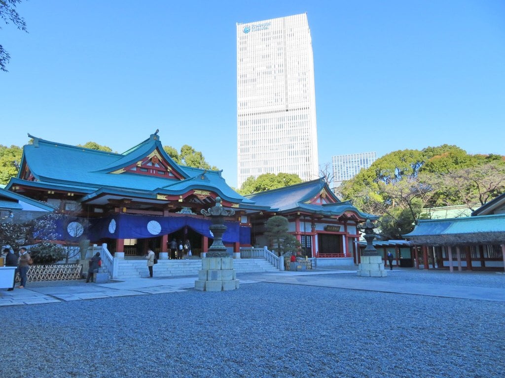 日枝神社の本殿・本堂(東京都溜池山王駅)
