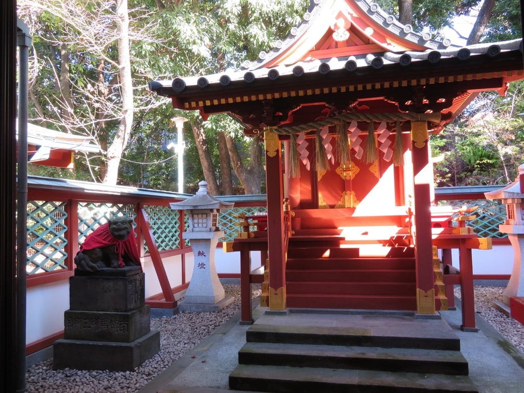 日枝神社の狛犬(東京都溜池山王駅)