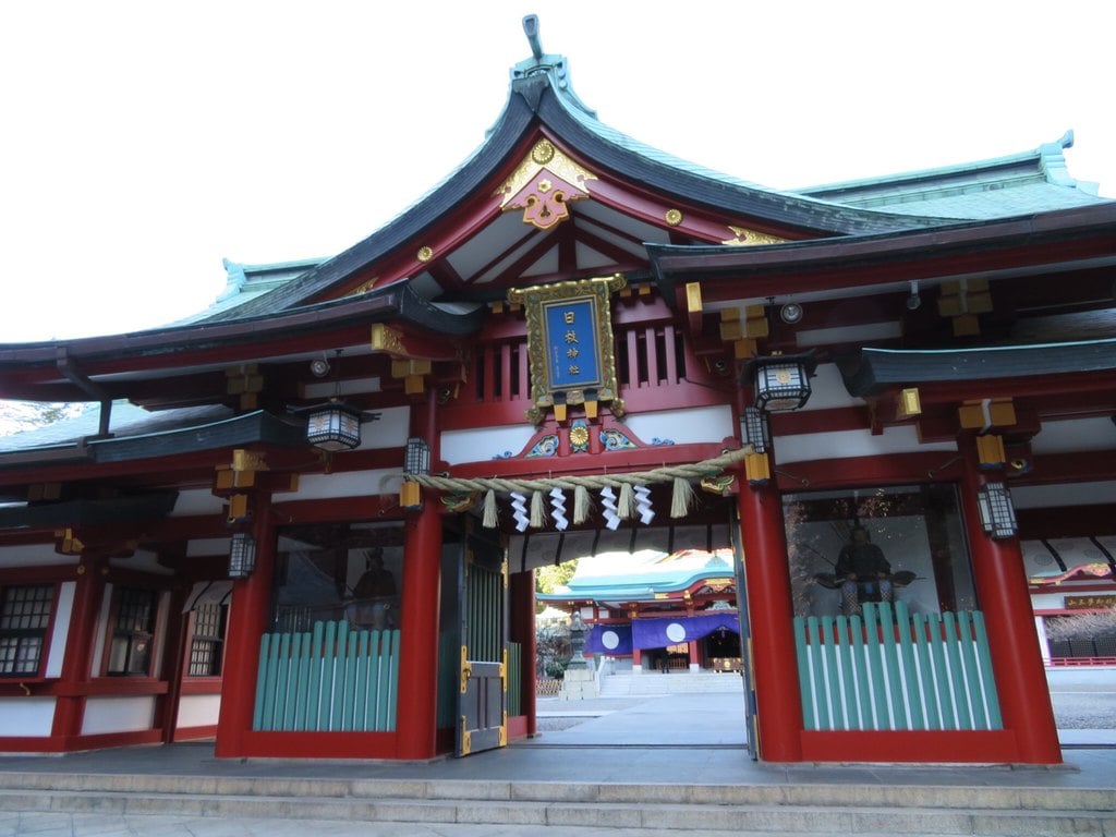 日枝神社の山門・神門(東京都溜池山王駅)