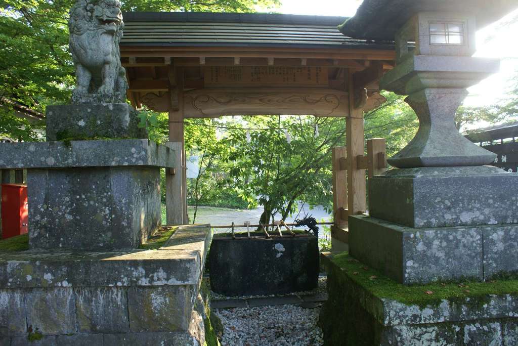 熊野神社の手水