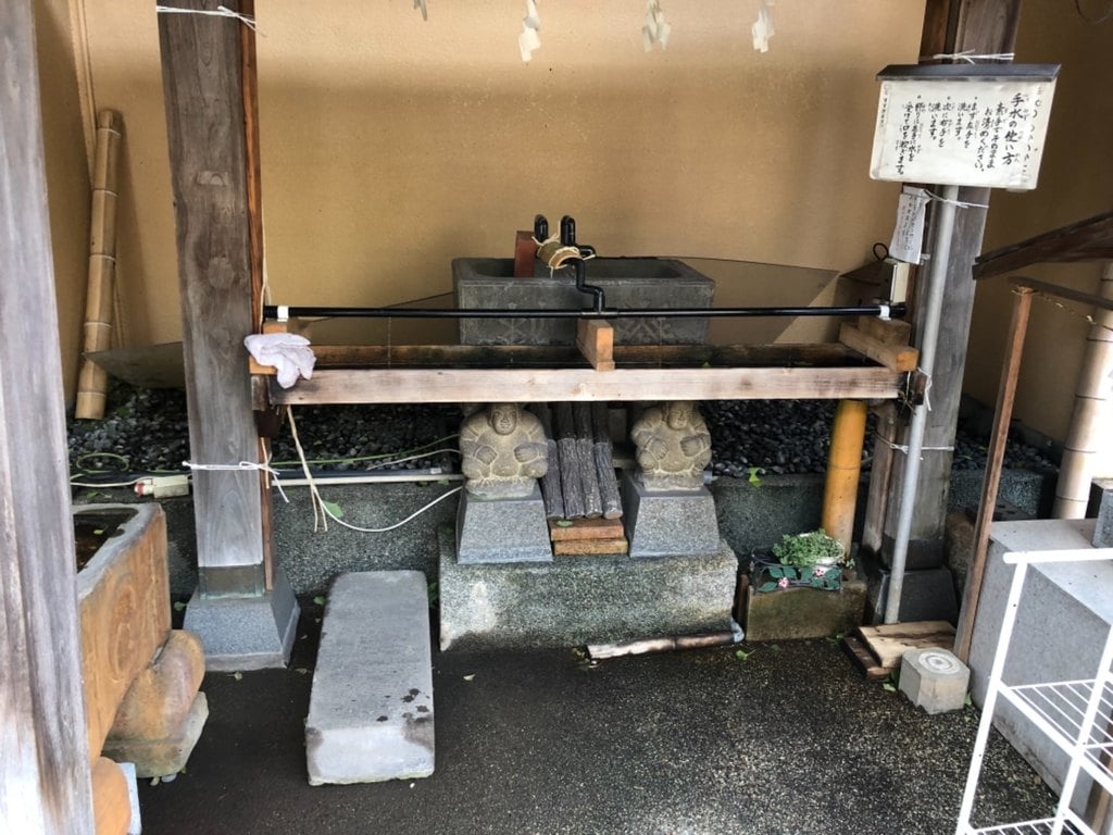 菊名神社の手水